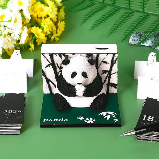 Panda (2025 Calendar & Memo Pad)